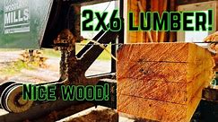LOGS TO LUMBER! Making 2x6 Boards with the Woodland Mills SAWMILL!