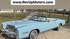 1975 Cadillac Eldorado Convertible with only 1,560 ONE Owner Miles! From Rev Up Motors in the Motor City! #autorama #detroitautorama #revupmotors #mhra #championshipautoshows #carshow #cadillac #cadillaceldorado #eldorado #eldoradoconvertible #lowmiles #LowMileage #originalcars #originalcar #survivorcar #survivorcars #MecumAuctions #Mecum #barrettjackson | Rev Up Motors