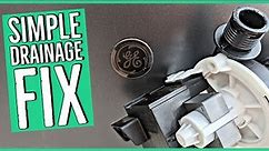 How to Fix GE Dishwasher Drainage Issues ||DETAILED REPAIR||Model GDT605PFM0DS||