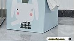 Matorino -Foldable Animal Cube Storage Bins Fabric Toy Box/Chest/Organizer for Kids Nursery,