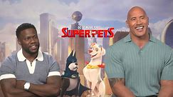 Dwayne Johnson and Kevin Hart Roast Each Other While Talking DC League of Super-Pets Exclusive