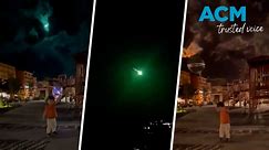 Meteor lights up night sky in Türkiye