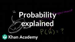 Probability explained | Independent and dependent events | Probability and Statistics | Khan Academy