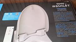 Costco Sale Item Toto Washlet T1SW2024#1 SW2024 Heated Bidet Toilet Seat Installation by a Noob