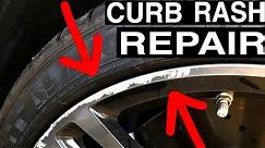 How To Repair Curb Rash & Scratches on Alloy Wheel Rims. DIY Tutorial