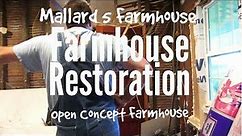 Farmhouse Restoration | Removing Wall For "Open Concept" Living Room