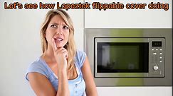 Lopeztek Microwave Splatter Cover, Flippable 10.7-inch plate Microwave Cover for food, Higher Microwave lid, Stay-Inside Splatter Guard for Microwave Oven, Kitchen Gadgets, kitchen storage