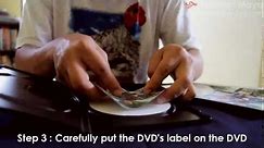 How to make DVD label/cover in less than 1 minute