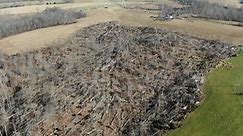 Video - Woods and fields flattened by tornado in Kentucky | World News | Sky News