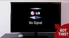 Self Diagnose Guide for No Signal in HDMI input in LG TV