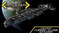 Stargate: Aurora Class Lantean Battleship - Spacedock