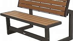 LIFETIME 60054 Convertible Bench / Table, Faux Wood Construction