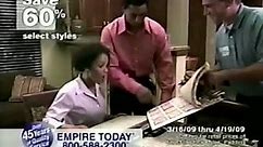 Empire Today 60% Off Event Carpet Commercial 2009