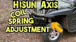 Hisun Axis Coil Spring Suspension Adjustment