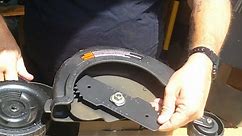 How to replace lawn edger blade.