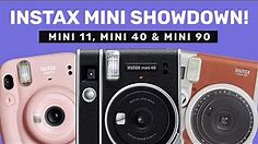 Fujifilm Instax Mini Camera SHOWDOWN - Mini 11 vs. Mini 40 vs. Mini 90!