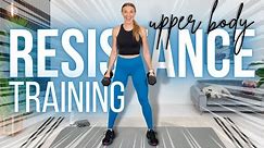 30-minute Upper Body Resistance Training with Dumbbells
