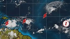 Tracking 3 Tropical Storms From Caribbean To Atlantic