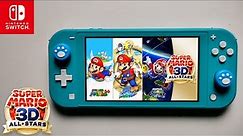 Super Mario 3D All Stars Nintendo Switch Lite Gameplay