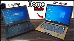 DIY Cardboard Laptop Project || How to Make Laptop at Home || Easy School project