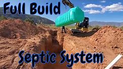 Septic System Installing a 1200 gallon with 150 ft leach field
