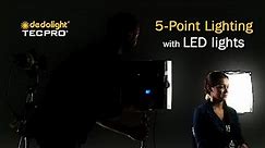 5-point LED lighting set-up tutorial