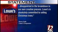 Lowe's Christmas Tree Controversy