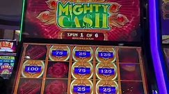 Playing Mighty Cash again. Triggered the bonus again! #slot #slots #casino #gambling Follow me at https://www.youtube.com/@Guitars-n-Gambling | Tony Musallam