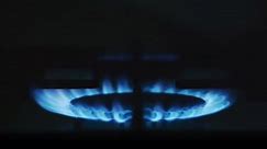 Gas Stove Fire Exploding in Slow Motion