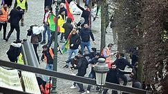 Terör örgütü PKK yandaşları Belçika'da şiddet olaylarına devam etti