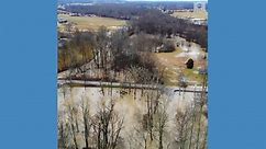 Aerial footage shows massive Kentucky flooding