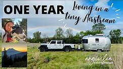 One Year Living in a Tiny Airstream
