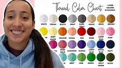 How to Make a Professional Thread Color Chart for your Embroidery Business