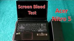 Laptop Screen Bleed test - Acer Nitro 5 screen bleed test , How to do screen bleed test in laptop