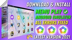 How To Download & Install MeMu Play Android Emulator On Windows 10/8/7 | Memu Play For PC/Laptop