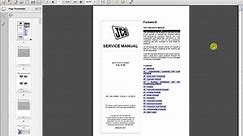 JCB 1CX, 1CXT Backhoe Loader Service Repair Manual - PDF Download
