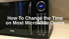 How To Set the Clock and Change the Time On Most Generic or Unbranded Microwave Ovens