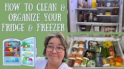🏡 How to Clean & Organize Your Fridge & Freezer | Aldi & Publix Grocery Haul 🍆🍑🍓🥑🌮🍗