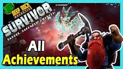 All Achievements - Salt Pits - Deep Rock Galactic Survivor - Hazard 3