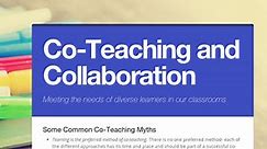 Co-Teaching and Collaboration