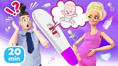 Barbie y Ken están esperando un bebé. Las aventuras de muñecas Barbie