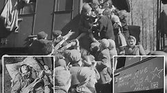 US soldiers seen liberating thousands of Jews from Nazi train: Found video