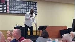 Twan Moore was a big hit today! Thanks Twan Moore & Party Train "Soul Band & Show" for putting on a excellent. 😊 | Monroeville Senior Citizen Center