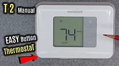 HONEYWELL Home T2 Guide | Basic Manual Digital Thermostat | So SIMPLE & EASY to use!