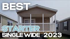 🏠The BEST single wide in 2023. (UNBELIEVABLE FEATURES WITH PORCH!)