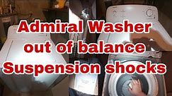How to Fix Admiral Top Load Washer off-balance Banging and Making Loud Noise | Model #ATW4676BQ1#DIY