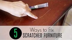 5 Easy Ways to Fix Scratched Furniture