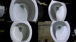 4 Kohler toilets flushing