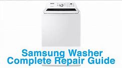 Samsung Dishwasher Complete Repair Guide - Error Codes, Troubleshooting, and Basic Repairs