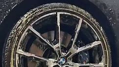Wheel Cleaning. #wheelwednesday #cardetailinguk #cardetailing #carvaletinguk #carvaleting #carstagram #carsofinstagram #satisfying #asmr #bmw #bmwm8 #bmwm #fypシ | jka-detailing